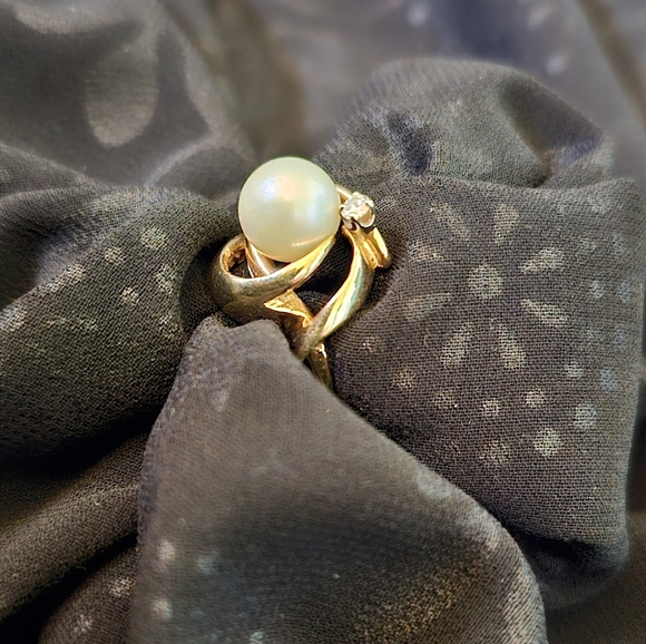 14k Peal Ring - Picture 3 of 4